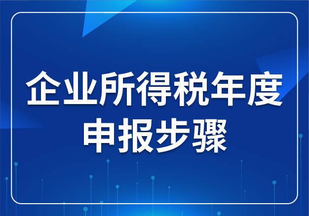 企業(yè)所得稅年度申報步驟